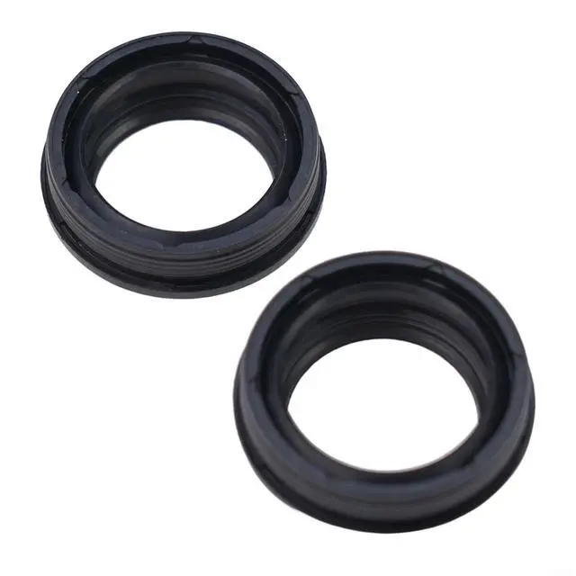 Alt view image 2 of 7 - 2Pcs Bicycle Fork Dust Seal Wiper Oil Seal Setting Tool 28.6/30/32/34mm High-Strength Resin Plastic For Front Fork Maintenance(32 * 42.8mm)