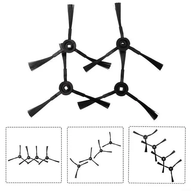 Alt view image 3 of 7 - 4 Pcs Side Brushes For L35 for HYBRID, L35 for HYBRID+, LR30 for HYBRID+ Robot Vacuum Cleaners, High Efficiency Replacement Parts Accessories, Plastic Material