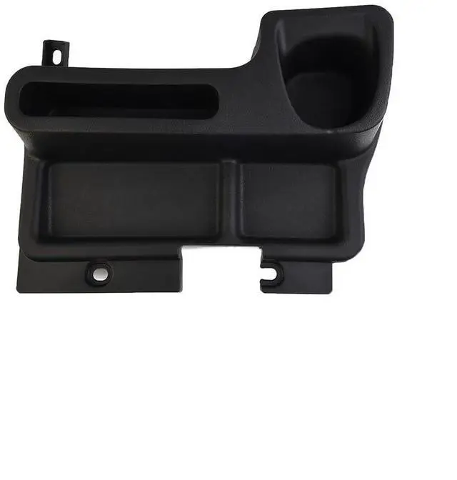 Main image of Center Console Storage Box with Cup Holder,for Toyota Land Cruiser 70 71 76 79 LC70 LC71 LC76 LC79,Black Plastic Armrest Tray
