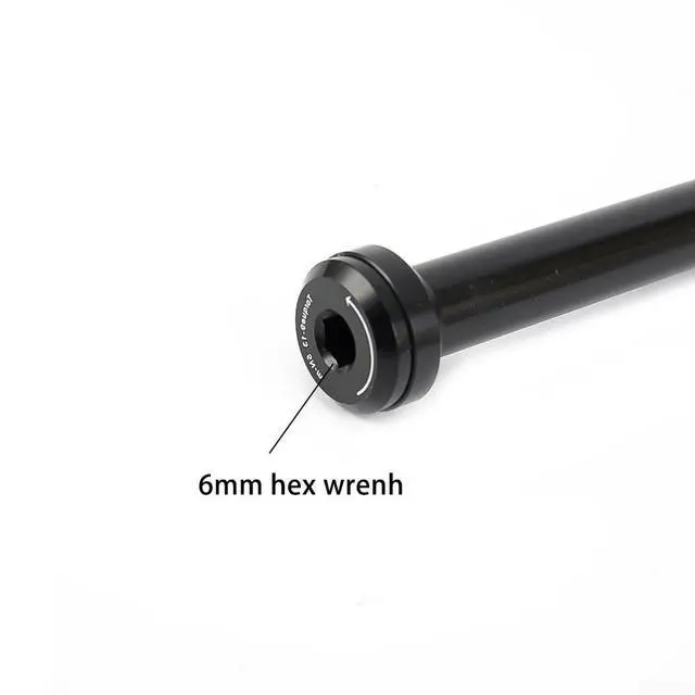 Alt view image 5 of 7 - Thru Axle Lever, Aluminum Alloy Bike Thru-Axle Handle 100/142/148x12mm Boost Black (148x12mm)