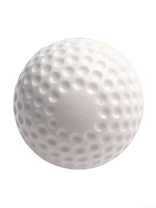 Alt view image 5 of 7 - Dimpled Baseball Softball for Pitching Machine, 9 or 12 Inch PU Training Ball for Batting Practice, High-Visibility Yellow White Green