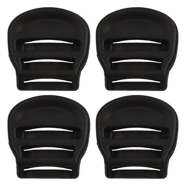 Alt view image 2 of 7 - 4-Pack Height Adjustment Knobs, Lawn Mower Models 20092 20352 20333 20380 20792 20797, Black Plastic Replacement Part 110-0549