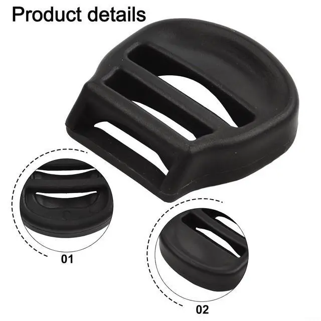 Alt view image 6 of 7 - 4-Pack Height Adjustment Knobs, Lawn Mower Models 20092 20352 20333 20380 20792 20797, Black Plastic Replacement Part 110-0549
