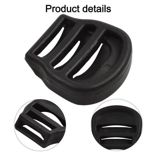 Alt view image 5 of 7 - 4-Pack Height Adjustment Knobs, Lawn Mower Models 20092 20352 20333 20380 20792 20797, Black Plastic Replacement Part 110-0549