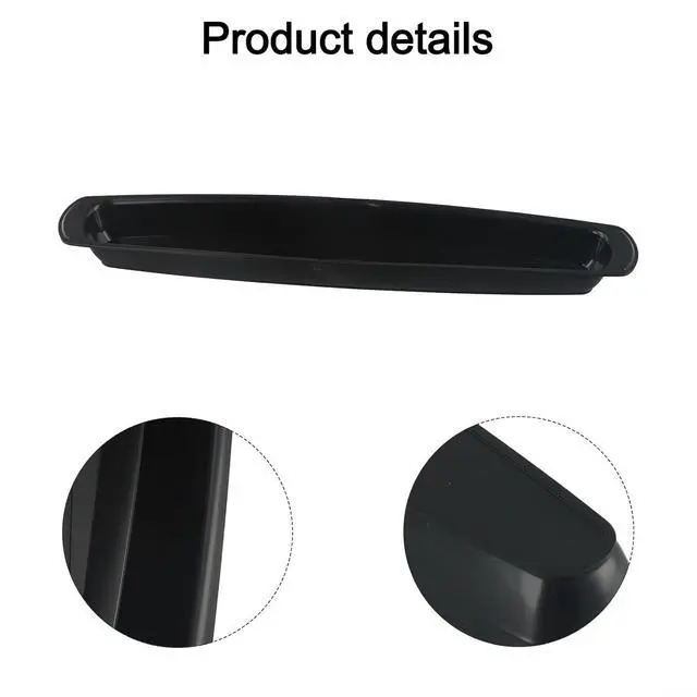 Alt view image 2 of 7 - Grill Grease Collector Drip Pan 14.5 Inch Replacement Part Heat Resistant Oil Catcher Tray Easy To Clean Black(1pc)