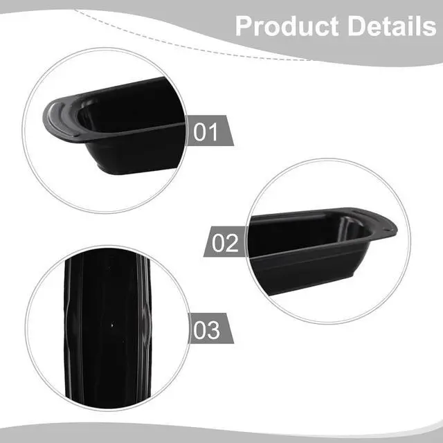Alt view image 2 of 7 - Grill Grease Collector Drip Pan 14.5 Inch Replacement Part Heat Resistant Oil Catcher Tray Easy To Clean Black(2pcs)