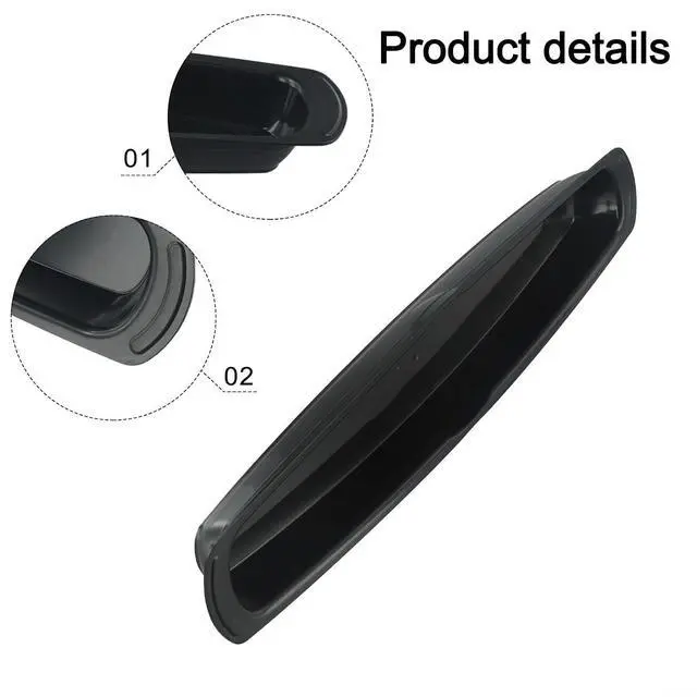Alt view image 3 of 7 - Grill Grease Collector Drip Pan 14.5 Inch Replacement Part Heat Resistant Oil Catcher Tray Easy To Clean Black(1pc)