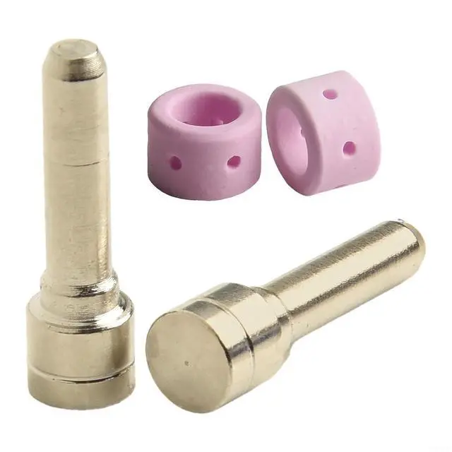 Alt view image 7 of 7 - 50PCS Plasma Torch Accessories For PCM-500i, For POWERCUT 650, And HandyPlasma 550 Models, WSP-02008 Electrode, WSP-02009 30A Nozzle/Tip, WSP-02012 For Vortex Ring, And Shield Cup