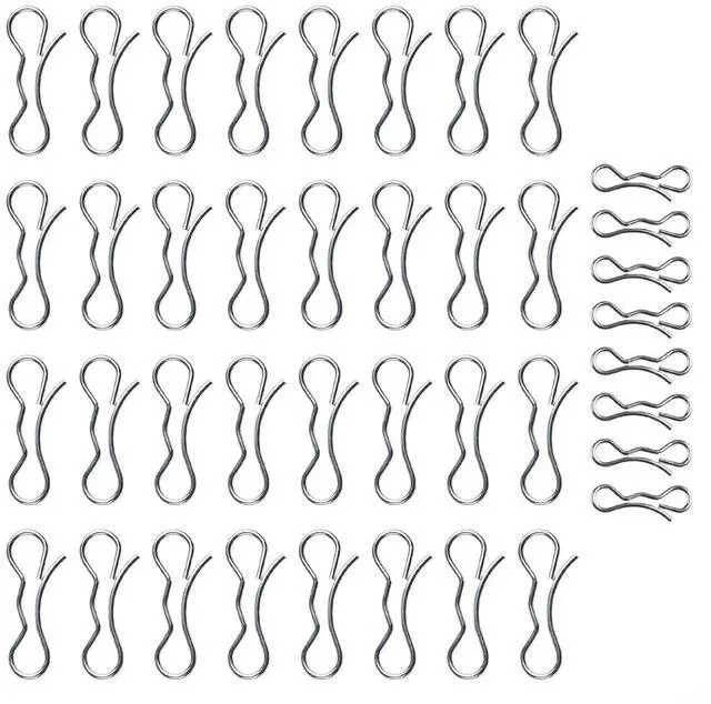 Main image of For Deck Clip 194209 and 194208 Bow Tie Lock Cotter Pins Set of 5 Fits Lawn Mower Deck Linkage Replaces 532194208 532194209 Garden Tool Parts for Grass Particles