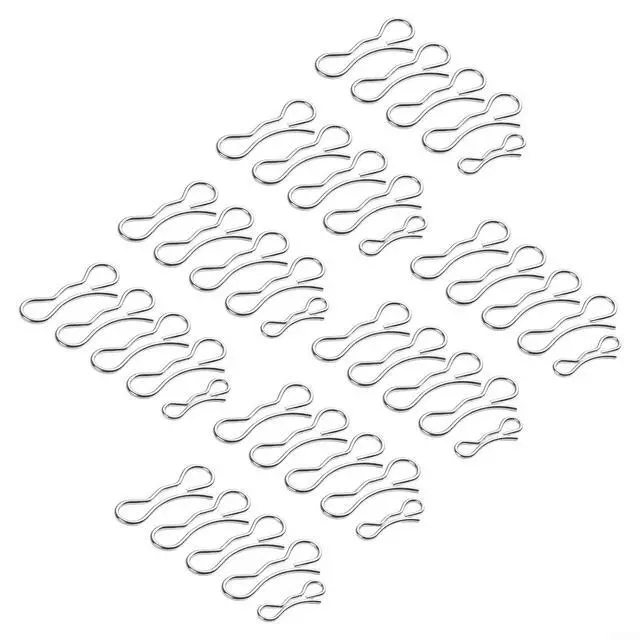 Alt view image 7 of 7 - For Deck Clip 194209 and 194208 Bow Tie Lock Cotter Pins Set of 5 Fits Lawn Mower Deck Linkage Replaces 532194208 532194209 Garden Tool Parts for Grass Particles