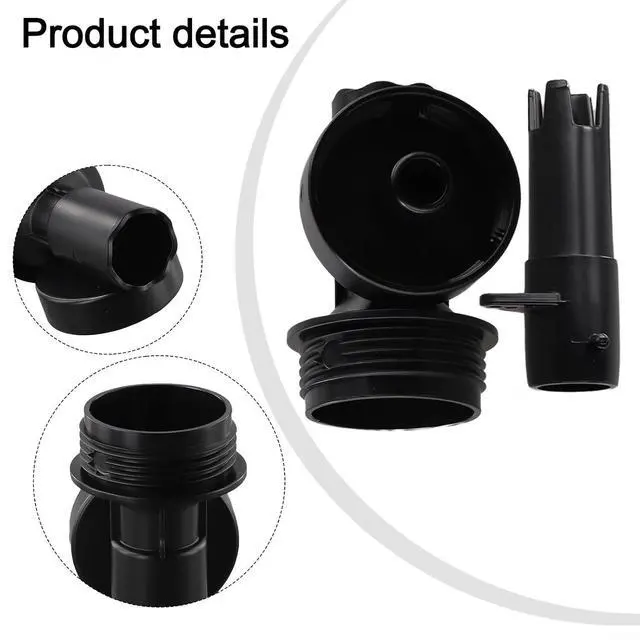 Alt view image 3 of 7 - Replacement Deflation Valve Adapter, Compatible With Models P61726 & P61727, Plastic T-Joint For Rapid Air Release, Easy Setup For Inflatable Pools