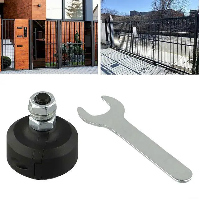 Alt view image 5 of 7 - Sliding Door Opener Limit Switch Magnetic Sensor For Driveway Gate, ABS Nylon Fiberglass Replacement Part With Bracket Magnet Wrench, Black