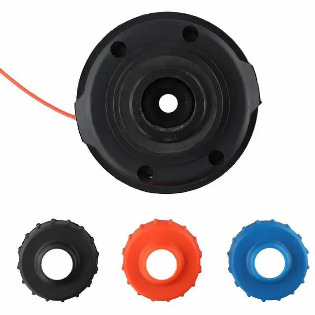 Alt view image 4 of 7 - Trimmer Head for Troy-Bilt TB10CS TB15CS TB20CS TB20DC TB21EC TB22 TB22EC TB25CB, Metal Bump Feed Spool Assembly Replaces 791-153066B 753-1155, 4-Pack