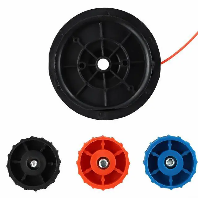 Alt view image 5 of 7 - Trimmer Head for Troy-Bilt TB10CS TB15CS TB20CS TB20DC TB21EC TB22 TB22EC TB25CB, Metal Bump Feed Spool Assembly Replaces 791-153066B 753-1155, 4-Pack