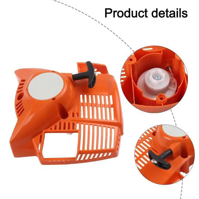 Alt view image 5 of 7 - Pull Starter 4144 190 4013 for FC56C FS56C FS56RC FS40C FS50C FS40 FS50 KM56C HT56C, Reliable Recoil Mechanism for Trimmers, Simple Replacement for Home Garden