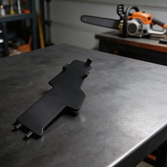 Alt view image 4 of 7 - Chainsaw Handle Tank Guard For MS500i Duty Metal Shield OEM Fit Protective Cover For Handle And Tank Reducing Damage Risks Equipment Part