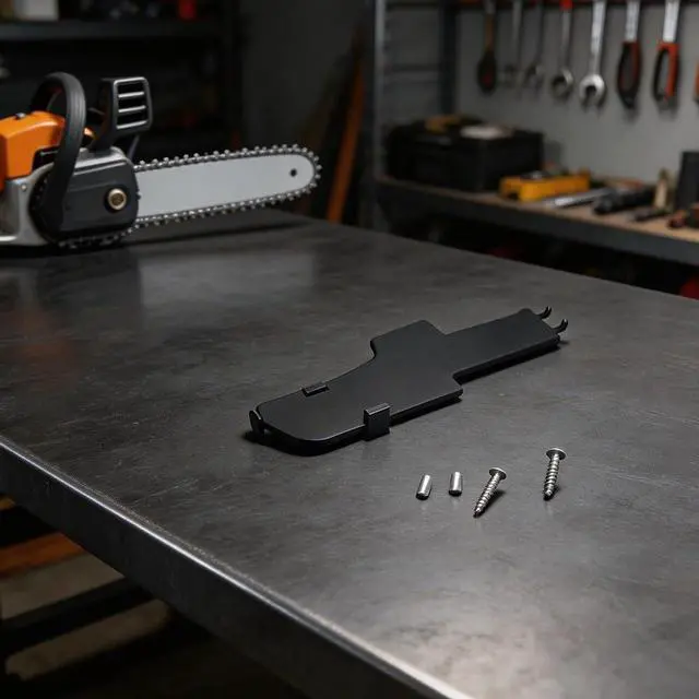 Alt view image 5 of 7 - Chainsaw Handle Tank Guard For MS500i Duty Metal Shield OEM Fit Protective Cover For Handle And Tank Reducing Damage Risks Equipment Part