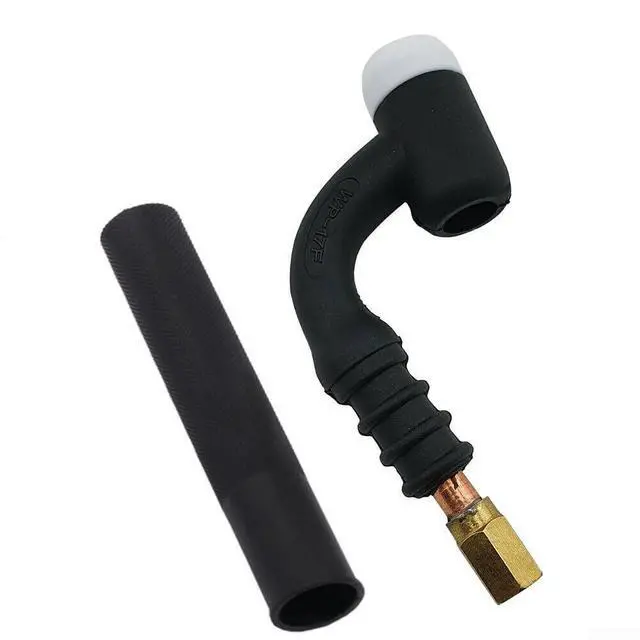 Alt view image 4 of 4 - WP-17F WP-17FV TIG Welding Torch 150 Amp Flex-Head Air Cooled With Gas Valve Copper Connector For WP-17 Series Cables, Flexible Neck TIG Torch (WP-17F)