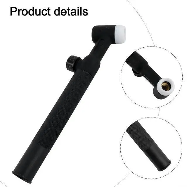 Alt view image 5 of 7 - WP-17F WP-17FV TIG Welding Torch 150 Amp Flex-Head Air Cooled With Gas Valve Copper Connector For WP-17 Series Cables, Flexible Neck TIG Torch (WP-17FV)