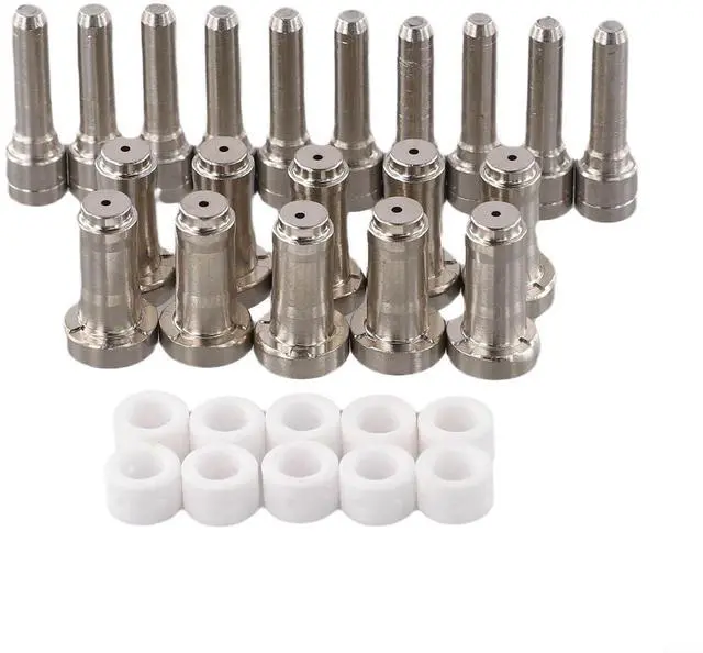 Main image of 35pcs Plasma Cutter Consumables Kit for PT-31XT Torch, Includes 20862 Electrodes, 20860 30A Nozzles, 20463 Swirl Rings and 18204 Shield Cups, Copper Material