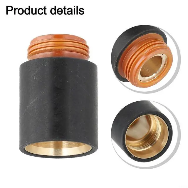 Alt view image 2 of 7 - Plasma Retaining Cap 420114 PowerMax30 & MAX30XP Torch, Copper Mounting Cap Consumable For Plasma Cutters, Plasma Torch Accessories