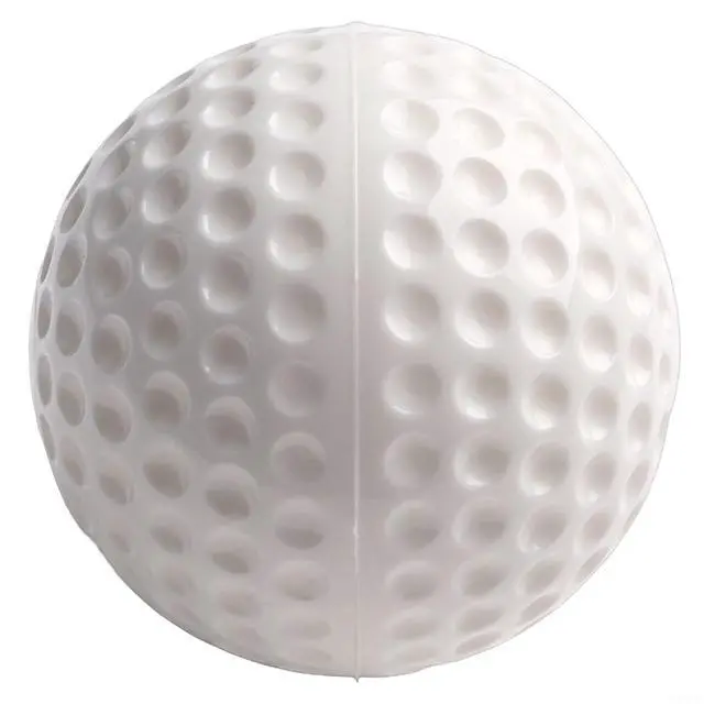Alt view image 6 of 7 - Dimpled Baseball Softball for Pitching Machine, 9 or 12 Inch PU Training Ball for Batting Practice, High-Visibility Yellow White Green