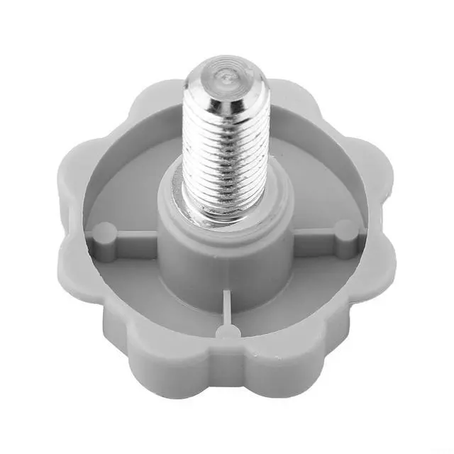 Alt view image 2 of 6 - Steppers Machine Knob Pin, 14mm Hand Tighten Bolts for Stair Machines & Steppers, Plastic Replacement Gym Accessories with Anti-Slip Grip (Black) (gray)
