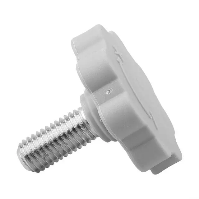 Alt view image 5 of 6 - Steppers Machine Knob Pin, 14mm Hand Tighten Bolts for Stair Machines & Steppers, Plastic Replacement Gym Accessories with Anti-Slip Grip (Black) (gray)