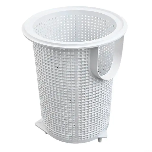 Alt view image 3 of 7 - For Flow Filter Pump Basket V38-185 Replacement Part 39303500 White PP Plastic Strainer For Swimming Pool Cleaning Systems