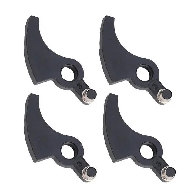 Alt view image 3 of 7 - 4Pcs Replacement Lever Assembly 90567077 for LST136 LST220 NST2118 String Trimmer, Line Feed Rod Shaft Part, Black