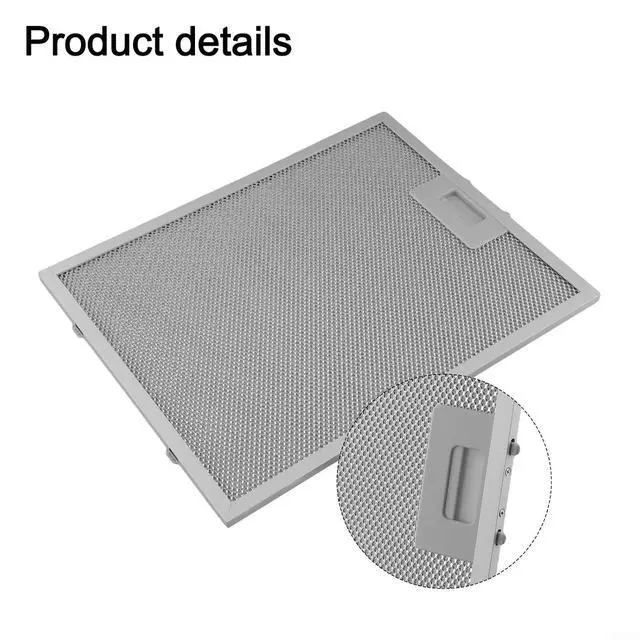 Alt view image 7 of 7 - Aluminium Cooker Hood Filter, Metal Mesh Vent Replacement, 11 x 14 Inch, Aluminum Grease Trap Filter, Range Hood Accessory Mesh, Cooker Hood Vent Screen, 1PCS
