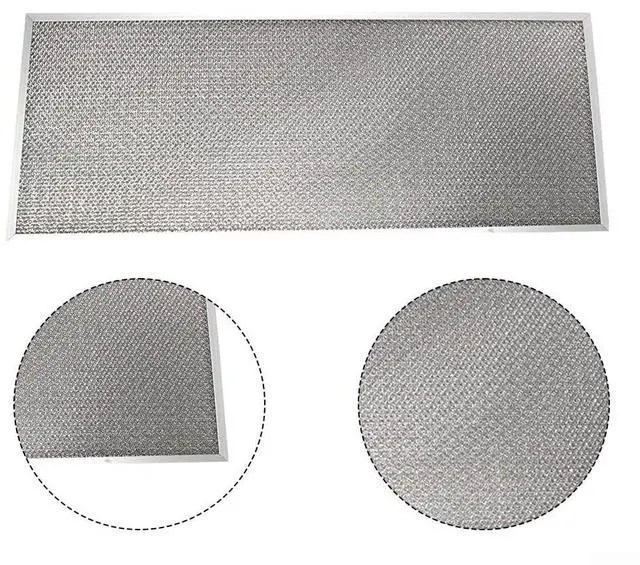Alt view image 4 of 7 - Aluminum Cooker Hood Filter, 19.1 x 7.6 Inch, Metal Mesh Range Hood Filter, 5-Layer Aluminum Ventilation Grease Filters, Range Hood Replacement Part