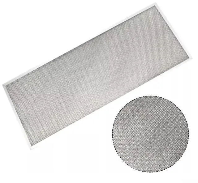 Alt view image 6 of 7 - Aluminum Cooker Hood Filter, 19.1 x 7.6 Inch, Metal Mesh Range Hood Filter, 5-Layer Aluminum Ventilation Grease Filters, Range Hood Replacement Part