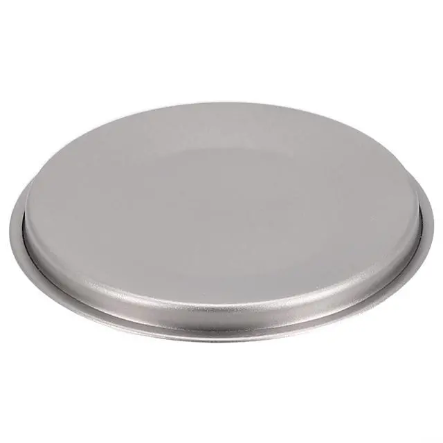 Alt view image 5 of 7 - Pure Titanium Cup Lid with Handle, Ultra-Light Dirt-Proof Replacement for Camping Mug Pot Kettle, 3 Sizes (80mm/95mm/120mm), Gray (80mm)