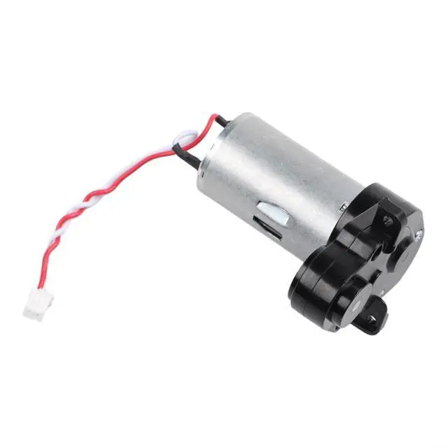 Alt view image 6 of 7 - For bObsweep Dustin Robotic Vacuum Main Brush Motor Assembly R390SH-23125 Replacement Power Efficient Cleaning Action Removes Particles From Floors Black Silver Unit