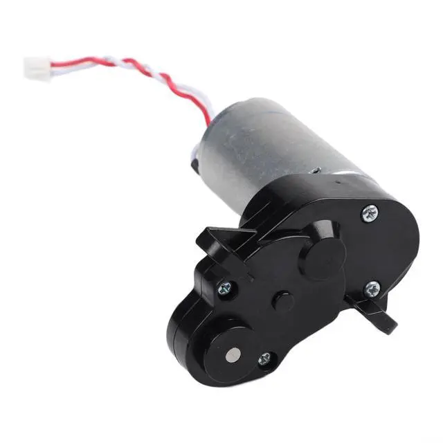 Alt view image 7 of 7 - For bObsweep Dustin Robotic Vacuum Main Brush Motor Assembly R390SH-23125 Replacement Power Efficient Cleaning Action Removes Particles From Floors Black Silver Unit