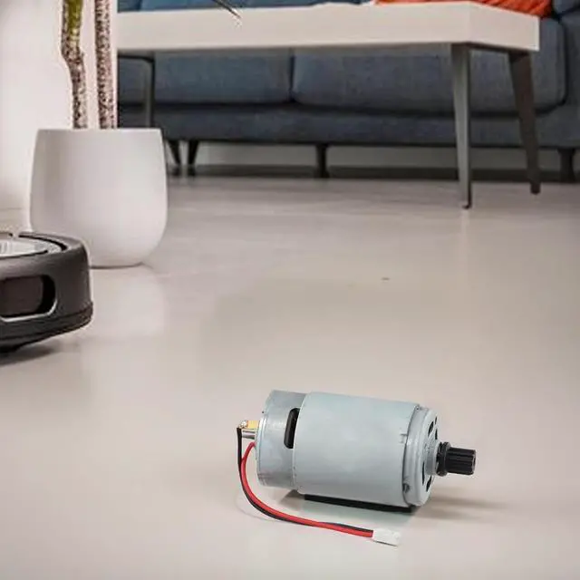 Alt view image 5 of 7 - Roller Brush Motor For Ecovacs For Deebot DN622.11, DN622.31, N79W, 500, DC3G, C800, D900, D900C, And DK600 Vacuum Cleaner, Main Brush Drive, DC Motor For Vacuum(1PACK)