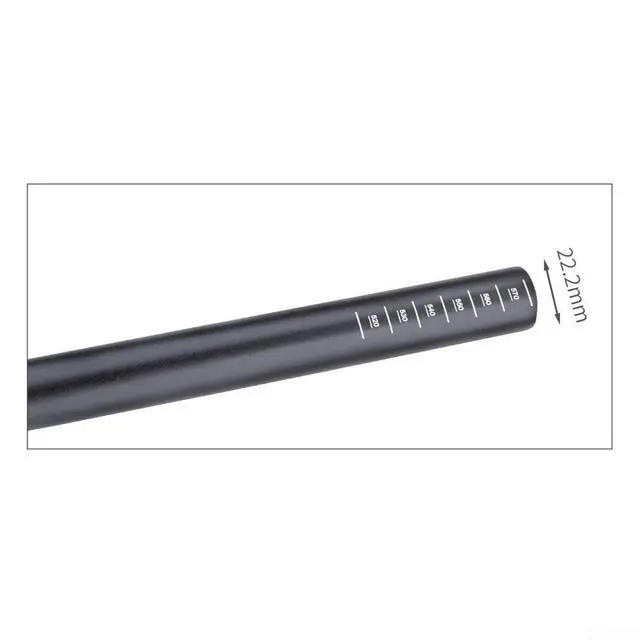 Alt view image 2 of 7 - Aluminum Alloy Folding Bike Handlebar For Brompton, 25.4mm / 1" Diameter 580mm / 22.8" Length, High Rise 120 / 160mm, Upright Cycling Bike Bar (25.4 * 580 * 120mm black)