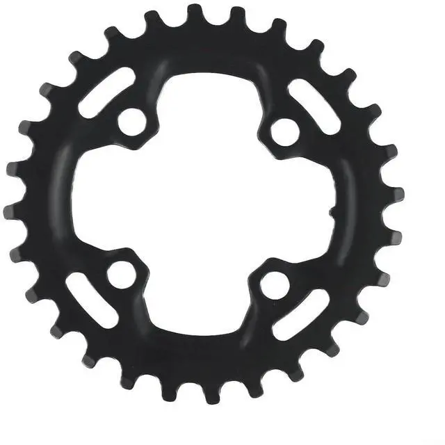 Main image of Narrow Wide Chainring,64BCD 28T Steel Single Tooth Bike Chain Ring,for Mountain Bike Repair Black