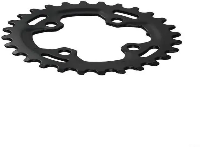 Alt view image 3 of 7 - Narrow Wide Chainring,64BCD 28T Steel Single Tooth Bike Chain Ring,for Mountain Bike Repair Black