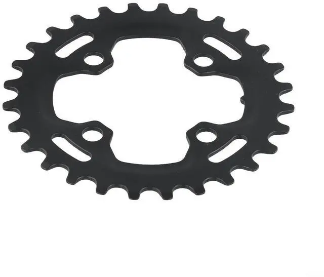 Alt view image 7 of 7 - Narrow Wide Chainring,64BCD 28T Steel Single Tooth Bike Chain Ring,for Mountain Bike Repair Black