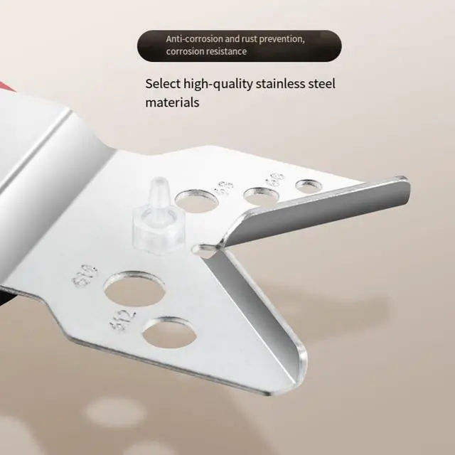 Alt view image 7 of 7 - Tile Drill Guide Jig with Large 115mm Suction Cup for 6-83mm Bits, Stainless Steel Hole Locator Tool for Glass, Marble, Granite Surface, Portable Stable Anti-Slip Tool