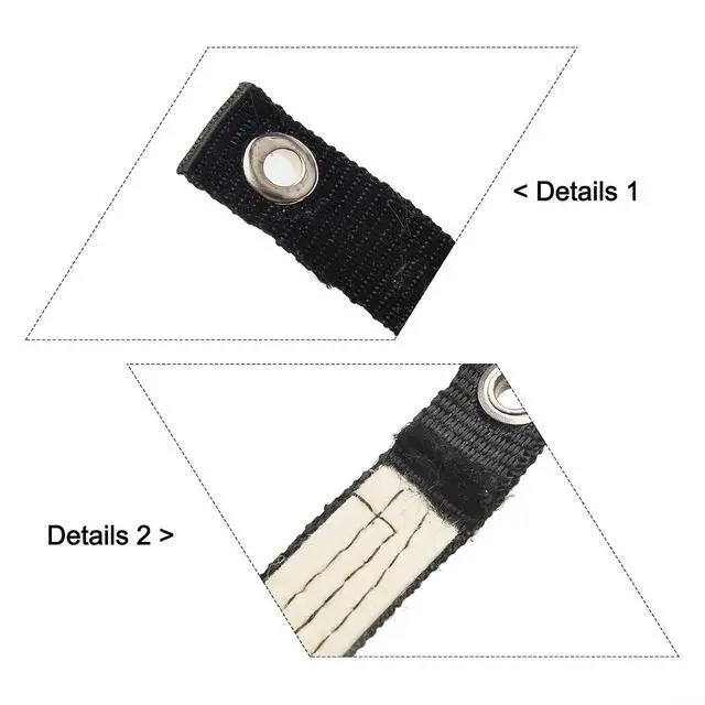 Alt view image 5 of 7 - Exercise Bike Friction Webbing, Nylon Power Belt for Elliptical & Stationary Bikes, Wear-Resistant Brake Strap Replacement, 47.2 Inch