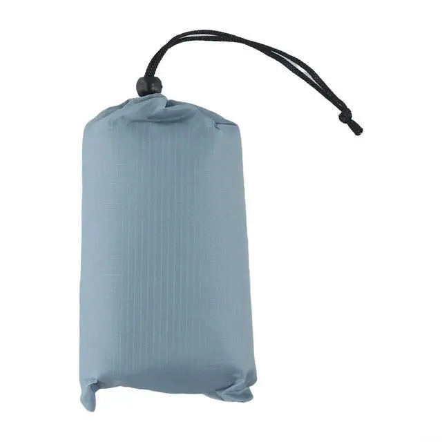 Alt view image 4 of 6 - Tent Tarp 210T Polyester Waterproof Rain Sun Shade Shelter with 6 Tie Points for Camping Hiking Beach Picnic Awning Cover Red (Medium gray 140x200CM)