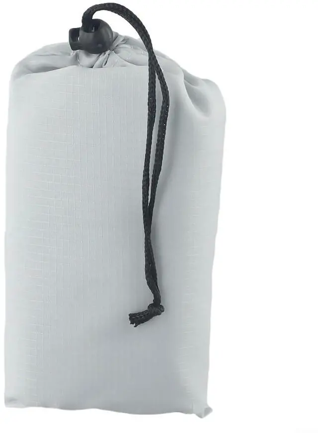 Main image of Tent Tarp 210T Polyester Waterproof Rain Sun Shade Shelter with 6 Tie Points for Camping Hiking Beach Picnic Awning Cover Red (for FRENCH grey 140x200CM)