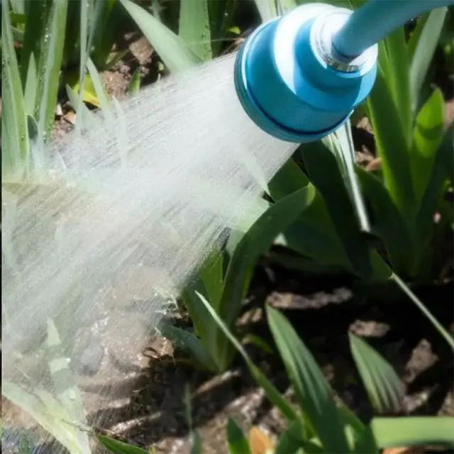 Alt view image 3 of 6 - Watering Wand With 1000 Holes, 24 Inch Aluminum Garden Hose Nozzle With Thumb Control, Soft Rain Shower For Hanging Baskets Plants Lawns, Green