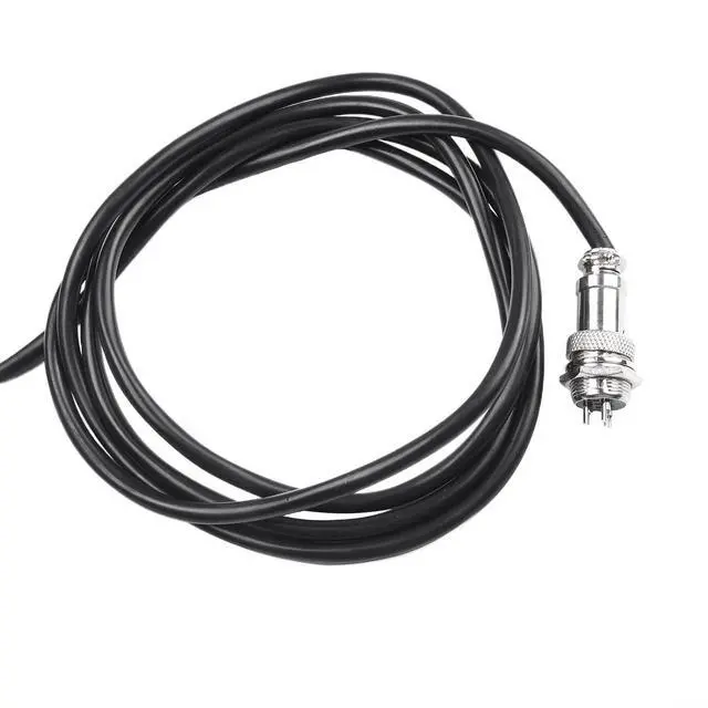 Alt view image 7 of 7 - TIG Welder Foot Control Anti Slip Pedal 2 Pin 3 Pin Connector Flame Retardant Shell Silver Contacts For Metal Arts Petroleum Operations Onboard Installation Repair Factory Instrument Control(3 core)