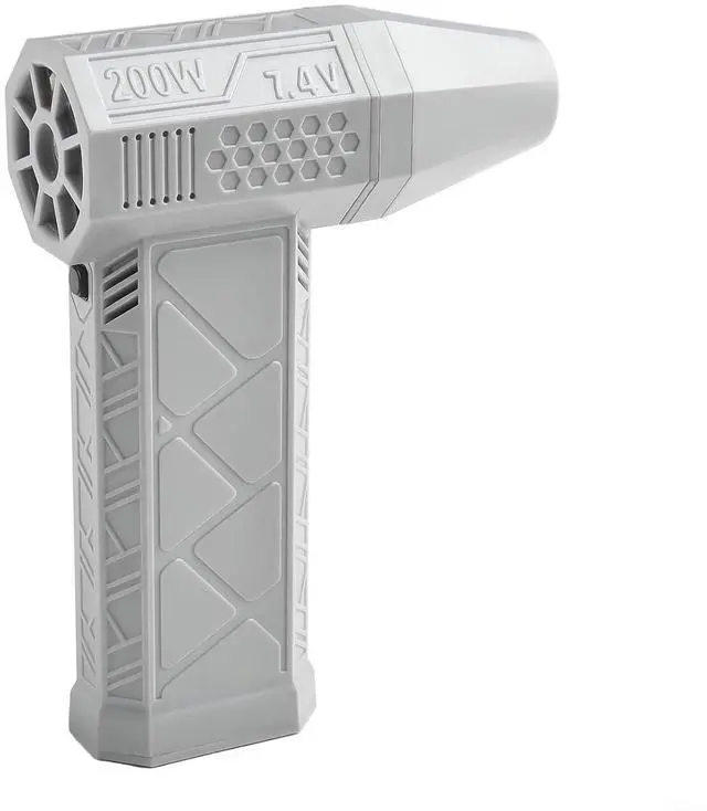 Main image of For MINI Fan, 110000 RPM Brushless Motor, 13 Blades, PD Fast Charging, Stepless Speed Control For Industrial Cleaning(Grey)