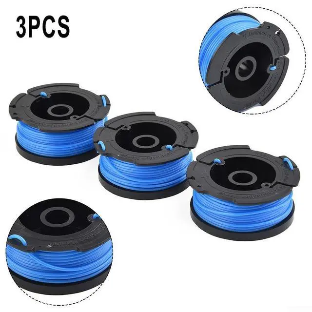 Alt view image 2 of 7 - 3x For Black & Decker Trimmer Spool and Line Head BD032, Auto Feed 1.5mm 10m Replacement for Reflex CST GL ST LST MTC Models
