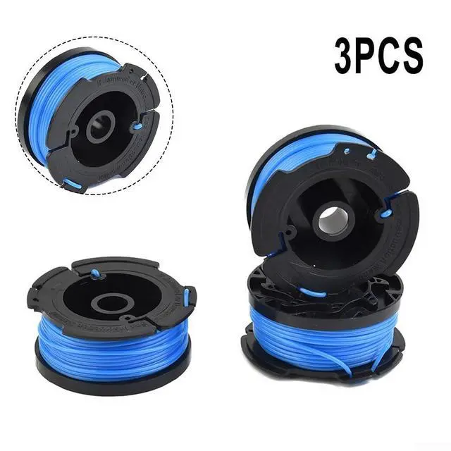 Alt view image 3 of 7 - 3x For Black & Decker Trimmer Spool and Line Head BD032, Auto Feed 1.5mm 10m Replacement for Reflex CST GL ST LST MTC Models